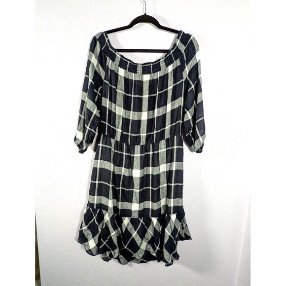 NWT New York & Co Womens Off Shoulder Peasant Boho Witchy Dress XL - Picture 4 of 4